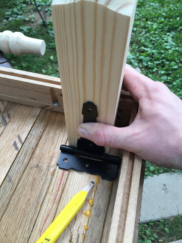How to Make a Folding Farmhouse Table from Reclaimed Wood ManMadeDIY